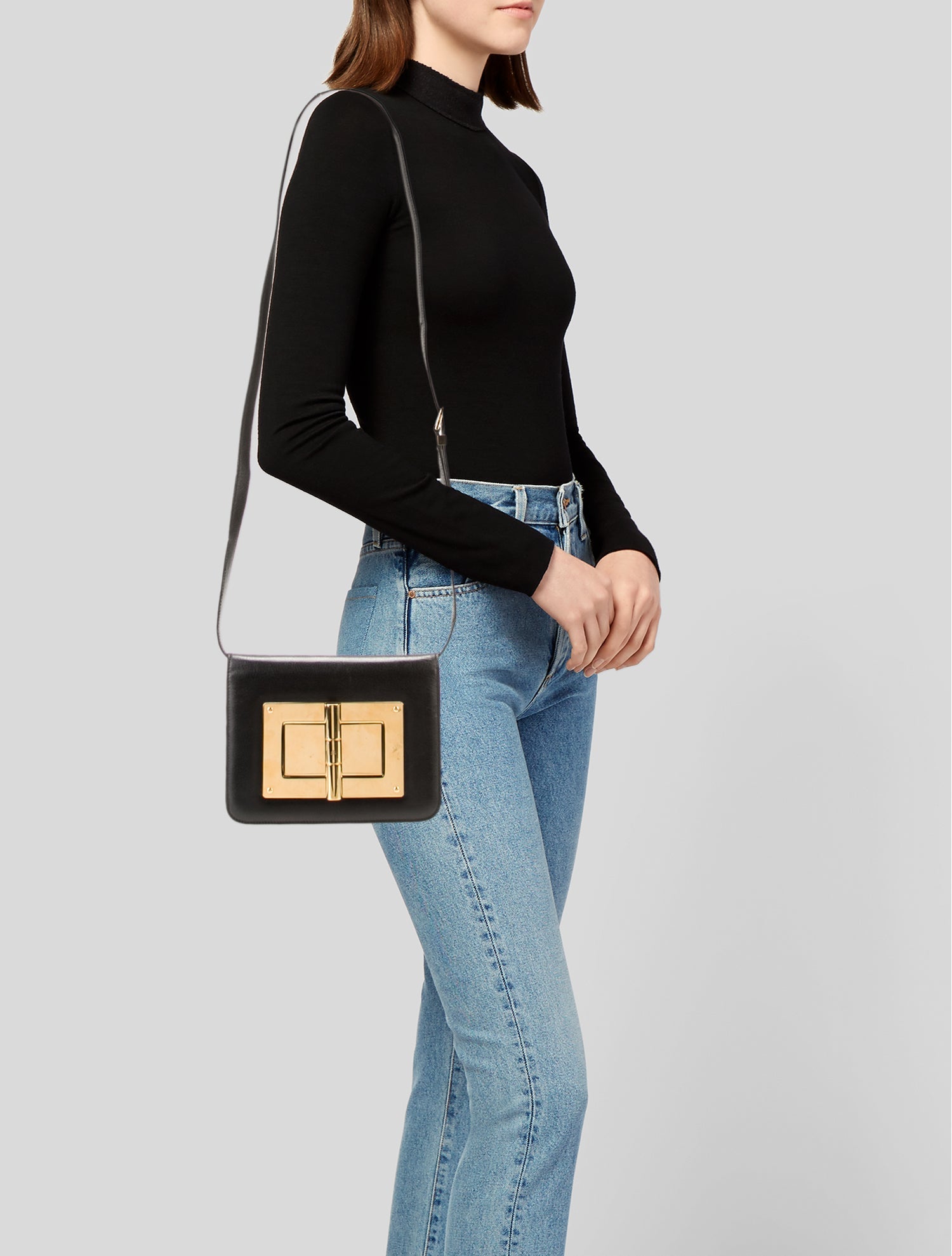 Tom Ford Leather Crossbody Bag